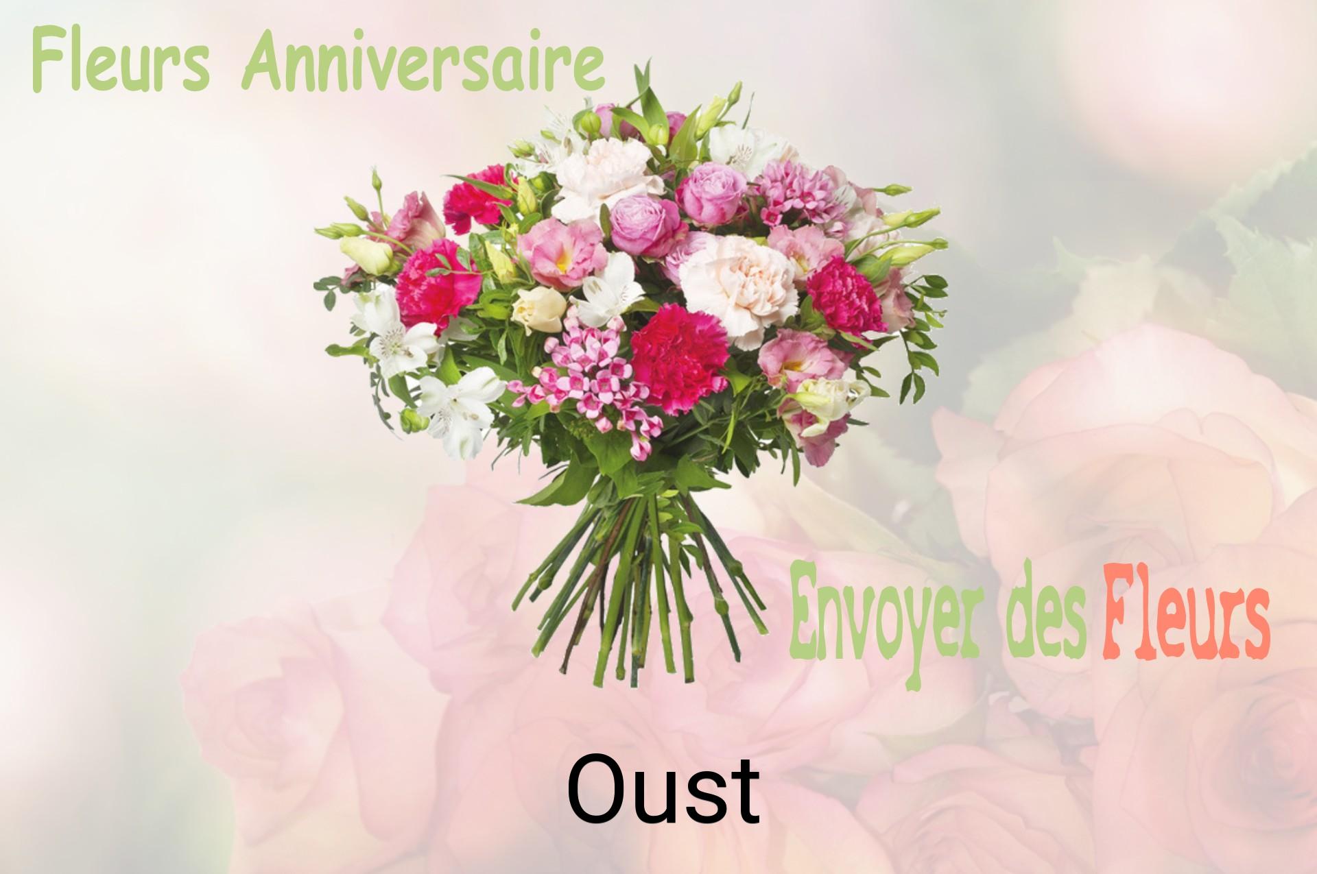 Bouquet de fleurs d’anniversaire livré à Oust